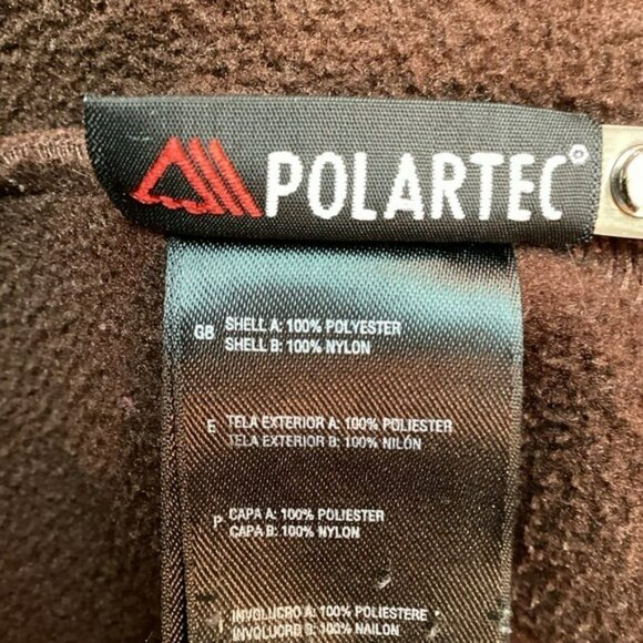 The North Face Womens Brown Denali Fleece Jacket Full Zip Outdoor Warm Large - Picture 11 of 13